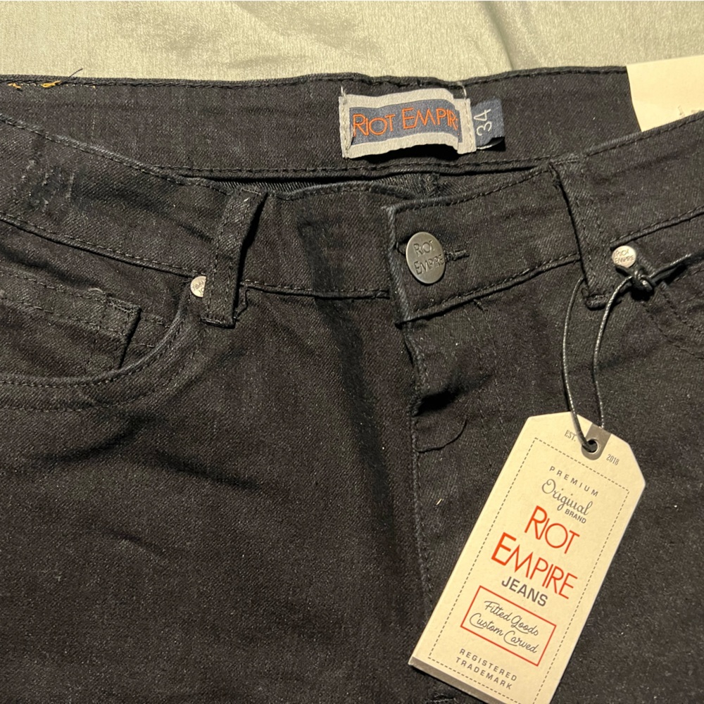 NWT Riot Empire Mens’s black jeans